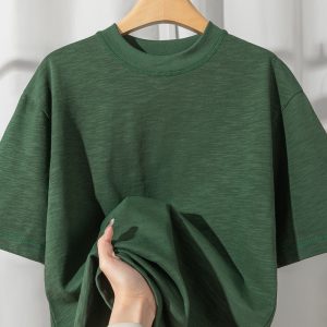 Bamboo Cotton  T-shirts [ 300 GSM ][ oversied] [ unsex ] [ Raglan sleeve ] [ 80% Cotton 20%polyester fiber]